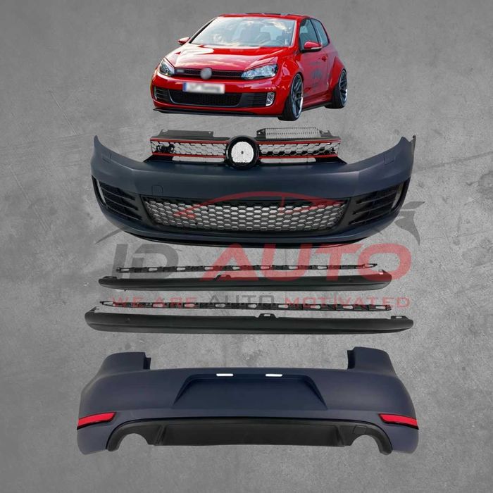 Брони пакет за VW Golf 6 – GTI дизайн, грундиран, боди кит, голф 6