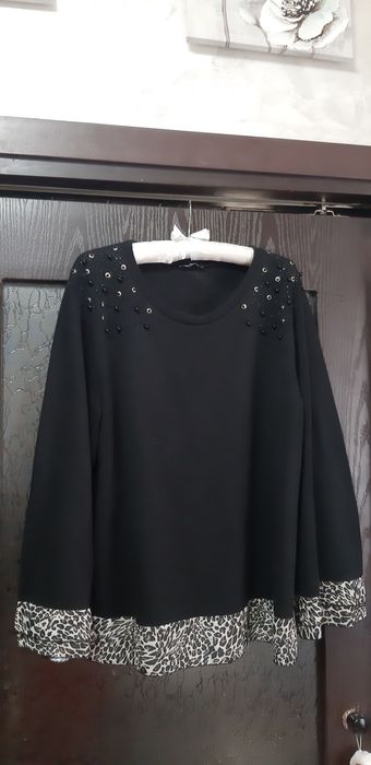 Pulover cu mărgele xl