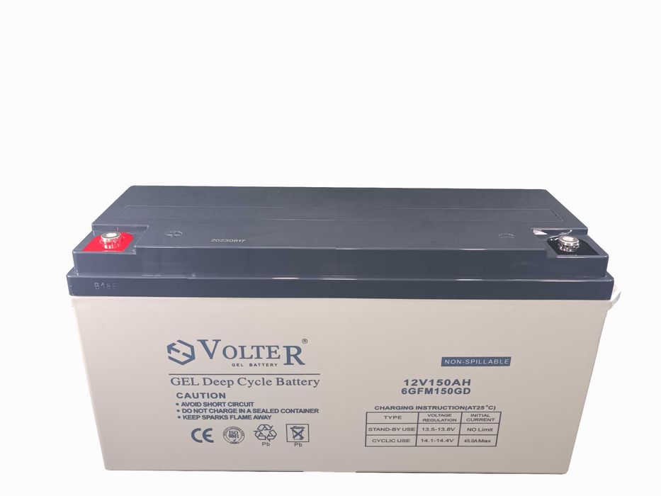 Гелиевые аккумуляторы для UPS и ИБП 12V 150 VOLTER