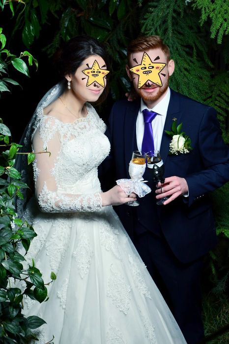 Свадебные бокалы невесты жениха аксессуары реквизит для фотосессии