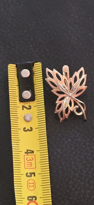 Cercei aur 14k  Rusia