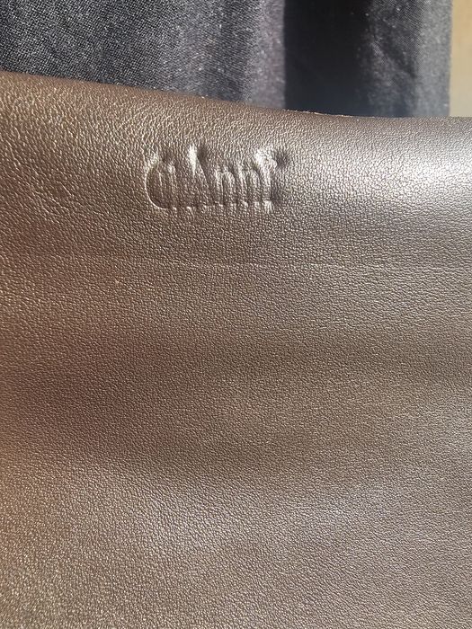 Кафяви високи кожени ботуши Gianni, 39