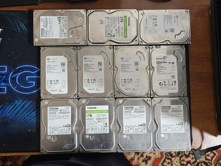 Toshiba Seagate 1TB 2TB