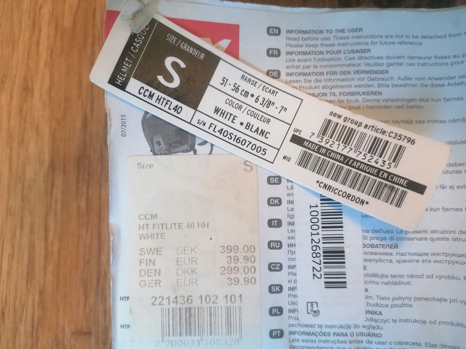 Casca CCM FL 40 hochei hockey bauer nike patine