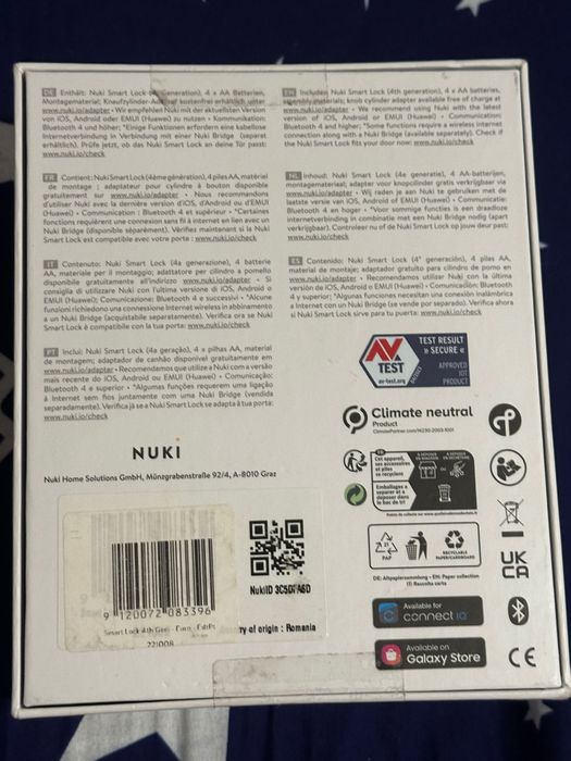 Nuki închizătoare usa cu telefonu