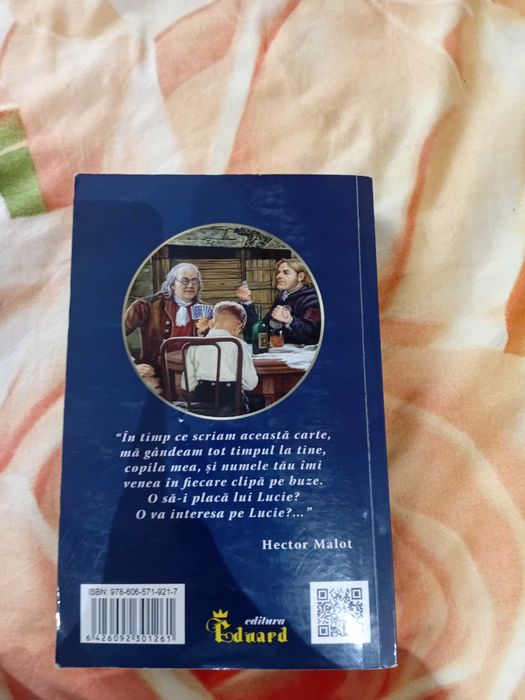 Carte ,,Singur pe lume " de Hector Malot .Stare bună ! 20 /25 lei .