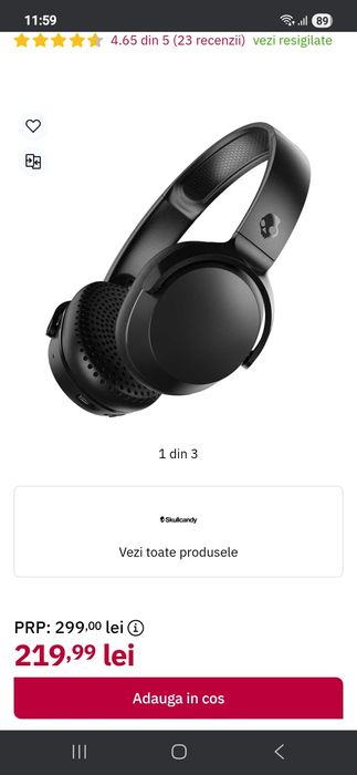 Casti On-Ear Wireless Skullcandy