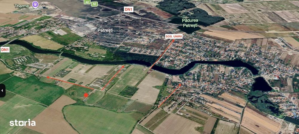 Teren Corbeanca, Balotesti, retras, cu padure si lac in apropiere