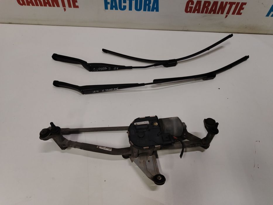 Ansamblu ghidaje ștergătoare brate motoraș Skoda Superb 2 3T1 955 023
