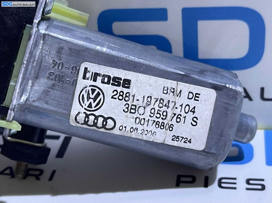 Motor Motoras Reglaj Ajustare Spatar Scaun Electric Stanga Fata Sofer Seat Toledo 2 1999 - 2005 Cod 3B0959761S