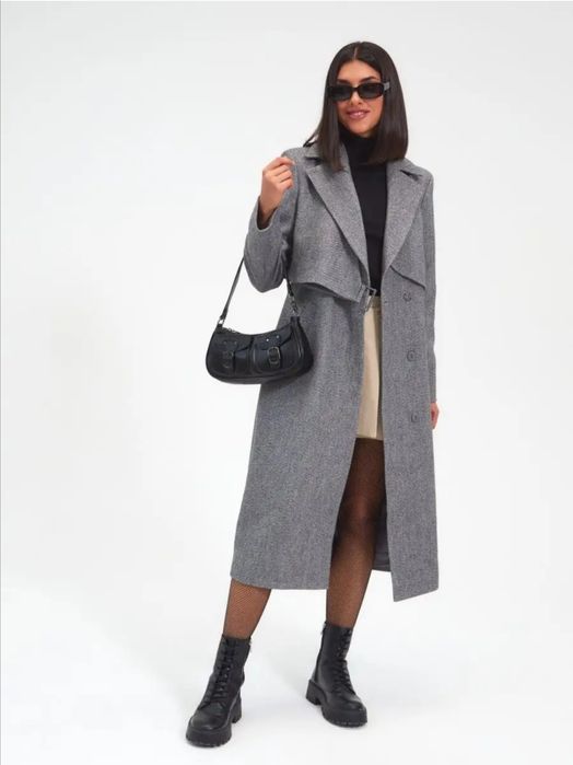 продам пальто серое