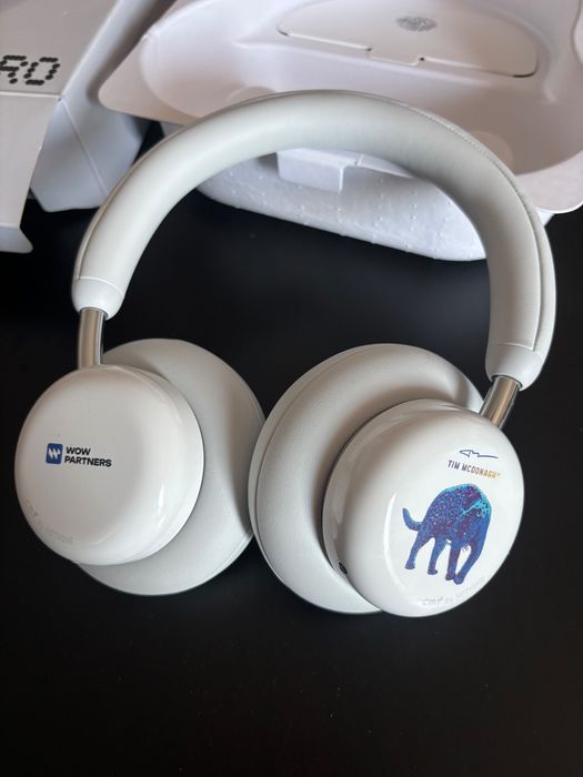 Безжични слушалки с активна изолация-CMF by Nothing Headphone Pro-БЕЛИ