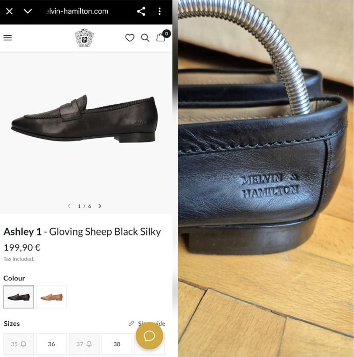 Pantofi de lux Melvin & Hamilton / Loafers Ashley 1  Handmade - 41