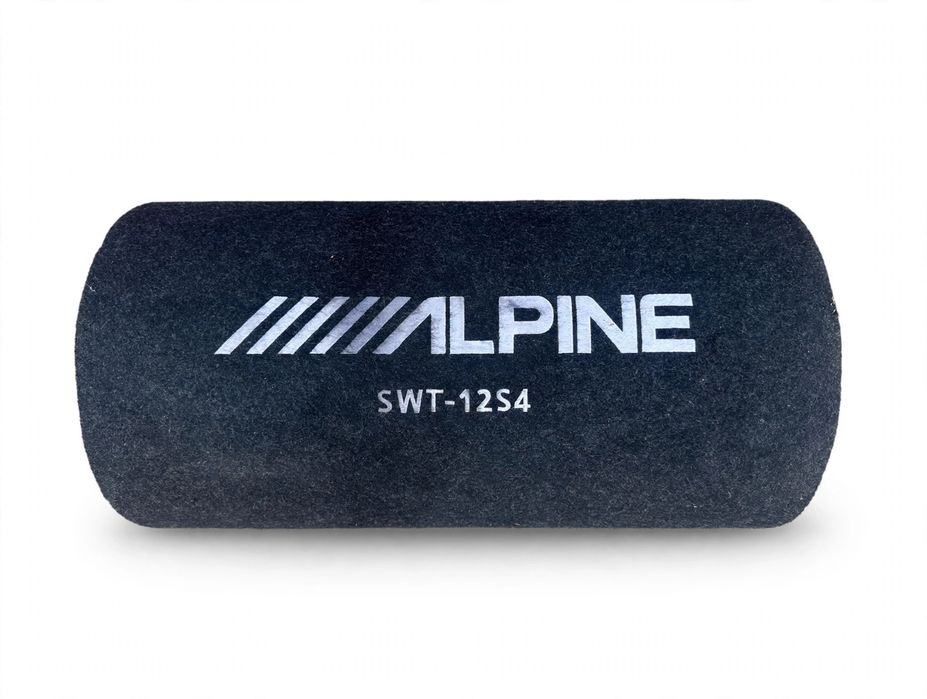 Subwoofer Tub Alpine SWT-12S4 12" + Amplificator Alpine
