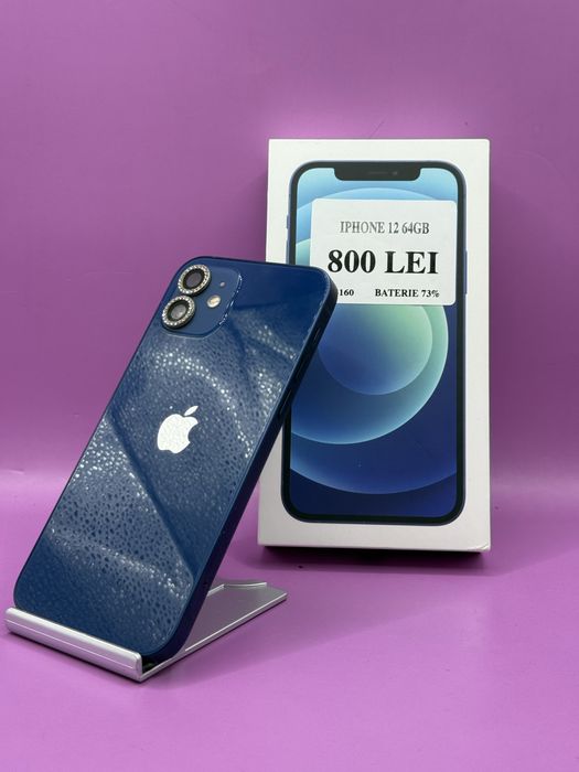 Iphone 12 64Gb 73% • Amanet Matei Crangasi•85541