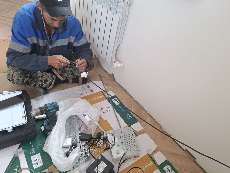 Установка видеонаблюдение