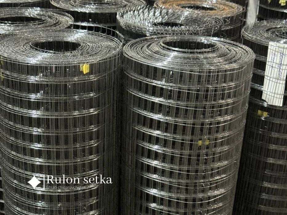 Рулонная сетка рулон Куш сетка сварная оцинковка Rulon setka Qush setk