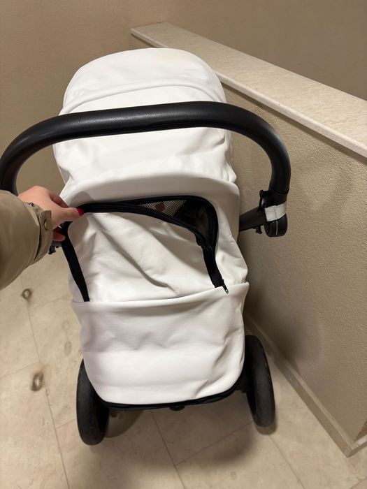 Кожена Бебешка количка. 2в 1Royal Nio