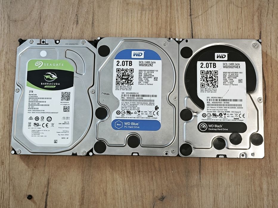 Продам 3 жёстких диска по 2tb