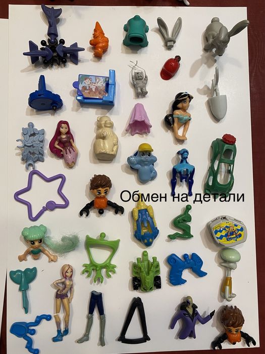Детали киндер сюрприз фигурки