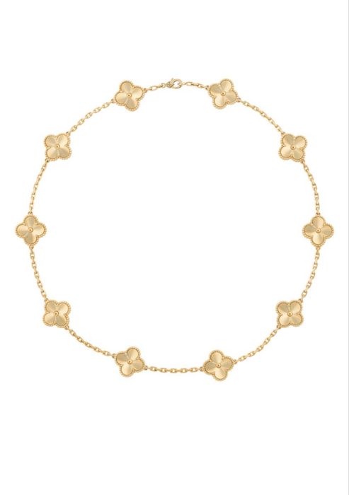 Van Cleef колие 18к позлата / всички разцветки