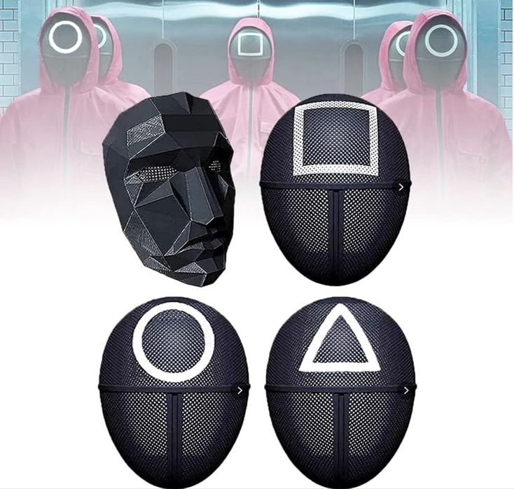 Маска Squid Game игра на Калмари