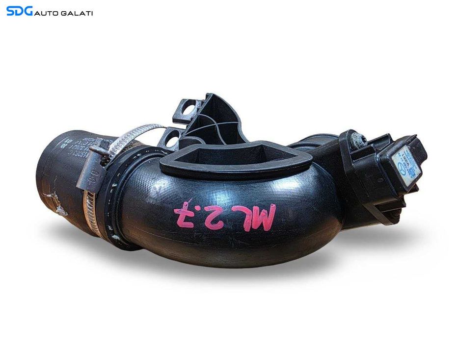 Tub admisie aer turbo cu senzor presiune Mercedes ML W163 2.7 CDI 1997 - 2005 Cod A1635011124, 1635013282, A0041533128 [N6187]