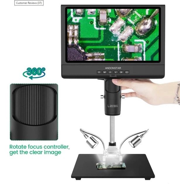 Цифровой Микроскоп 10 дюмовым