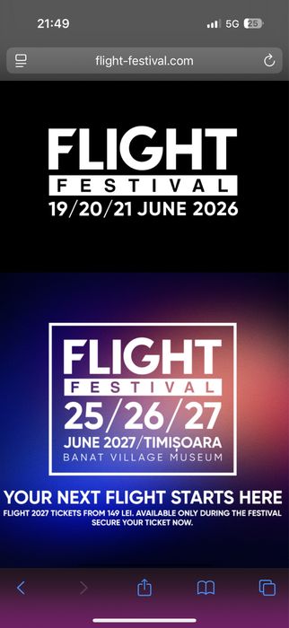 Invitatii flight festival