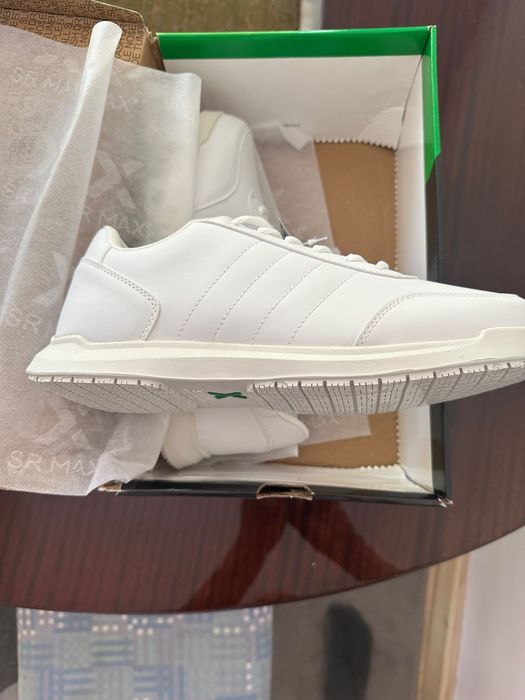 Обувки SR Safety  antisliр черни и бели ресторант кухня номер 43