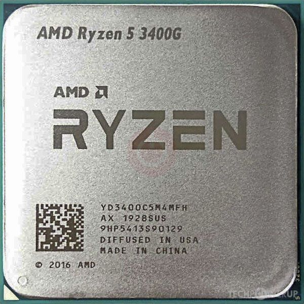 Processor Ryzen 5 3400g