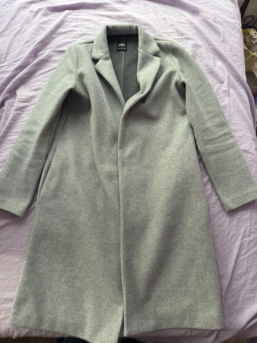 Сиво палто Zara размер С