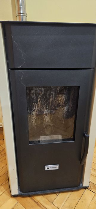 Пелети и Камина с водна риза Ecospar  alba     и 1.5 тона пелети