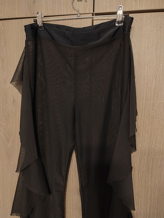 Pantaloni negri de plaja mărimea L