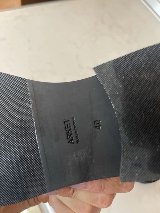 Кожени обувки Arket естествена кожа