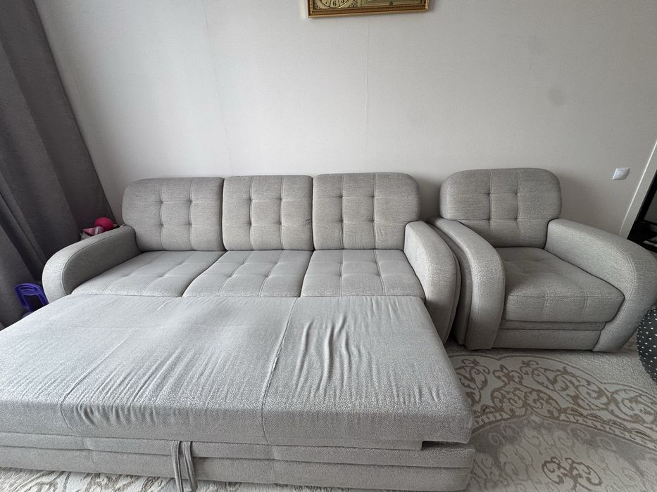 Продам диван + кресло