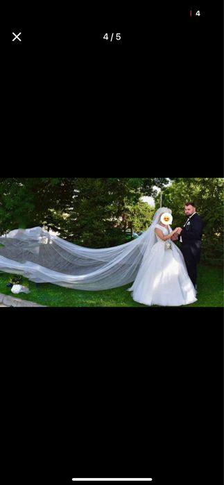 булчинска рокля с 4 метра боал