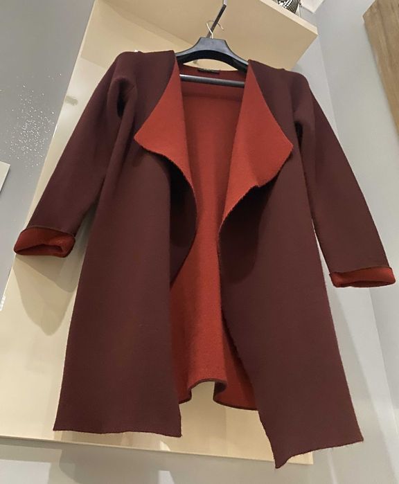 Фина жилетка, цвят бордо, размер S