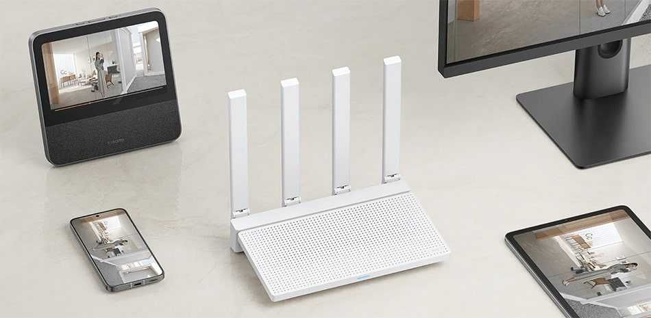 Роутер, Маршрутизатор Xiaomi Mi Router AX3000T (RU, белый)