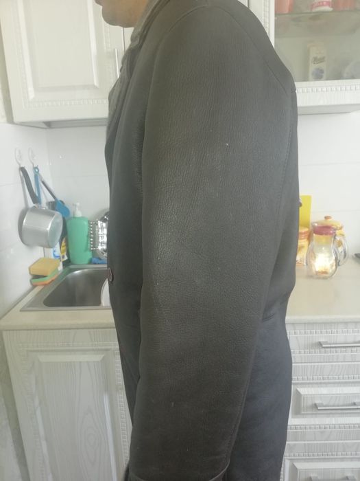 Коженная дубленка