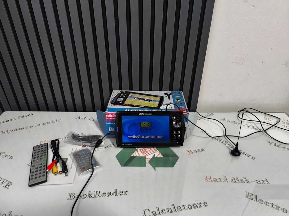 TV portabil Silva Schneider PTV 20 DVB-T 7 inch LCD baterie antena