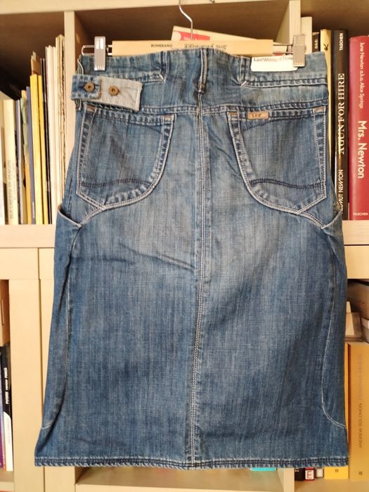 Fustă superbă din denim cu detalii, XS