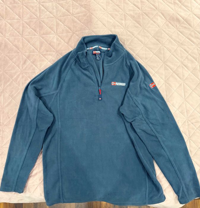 Поларена блуза Geographical Norway, мъжка, сива, XL