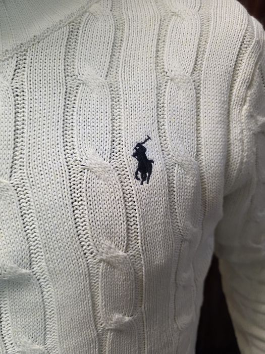 Pulover Zipper Tricotat Polo Ralph Lauren,nou