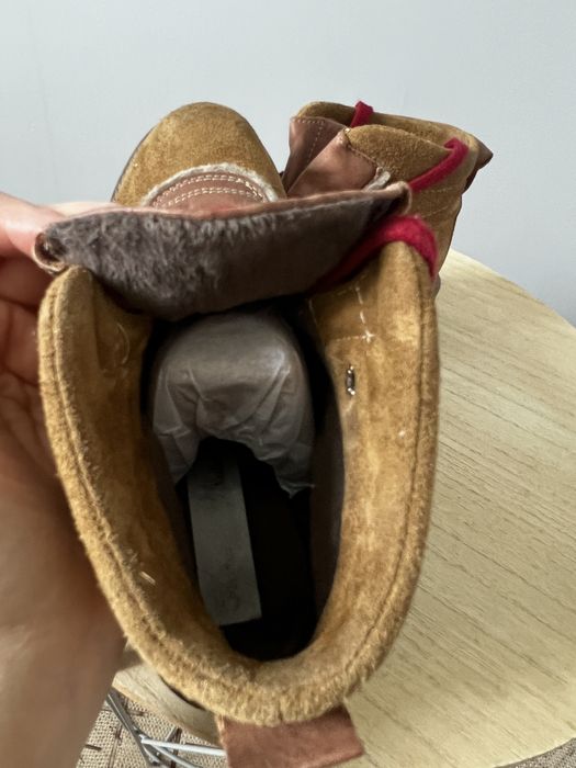 Ботинки замшевые