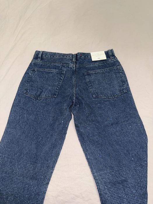 Дамски дънки с камъчета ZARA