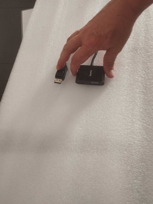 Кабел адаптер от сигнал DisplayPo HAMA към приемник с HDMI и/или V D.PORT - HDMI/VGA 2in1 200334 HDMI4K, VGA или Dual до 1080P