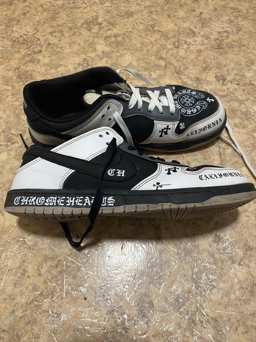 Колоборация nike & chrome hearts