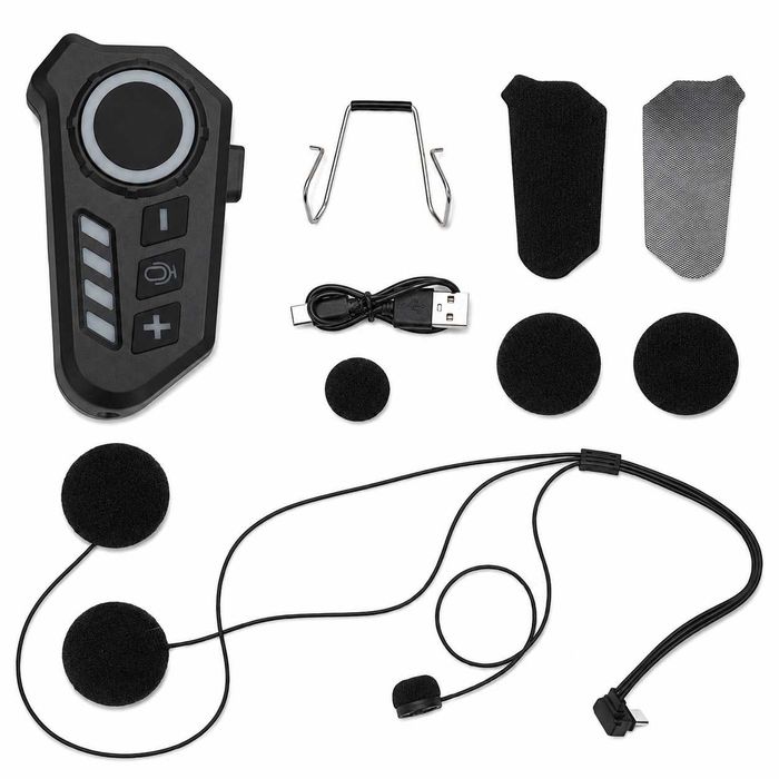 Bluetooth слушалка интерком за мото каска с HIFI звук IPX8