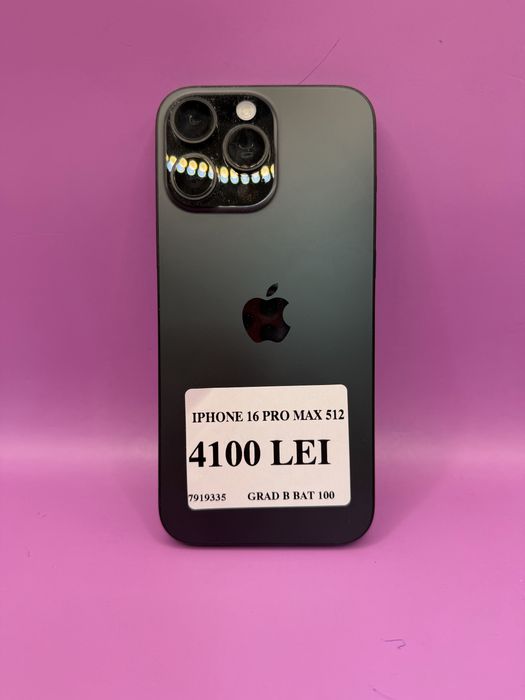 Iphone 16 Pro Max 512 gb •Matei Amanet Crangasi•79193